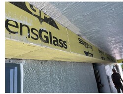 Typical sheathing installation