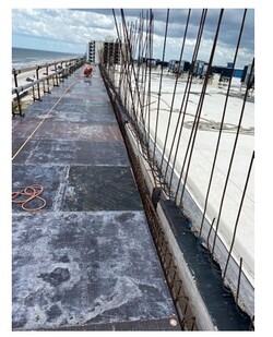 Balcony roof slab
