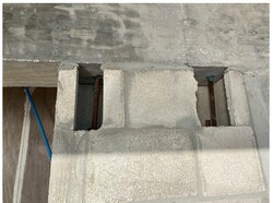 Typical wall reinforcing