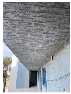 Completed stucco applicatio
