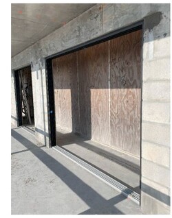Typical Sliding Glass Door frame installation
