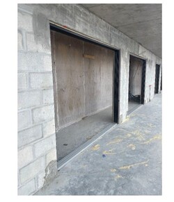 Typical door frame installation