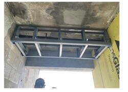 Typical chase box construction (utility box)