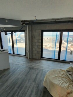 First floor Sliding Glass Door installation
