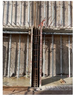 Typical first floor column
